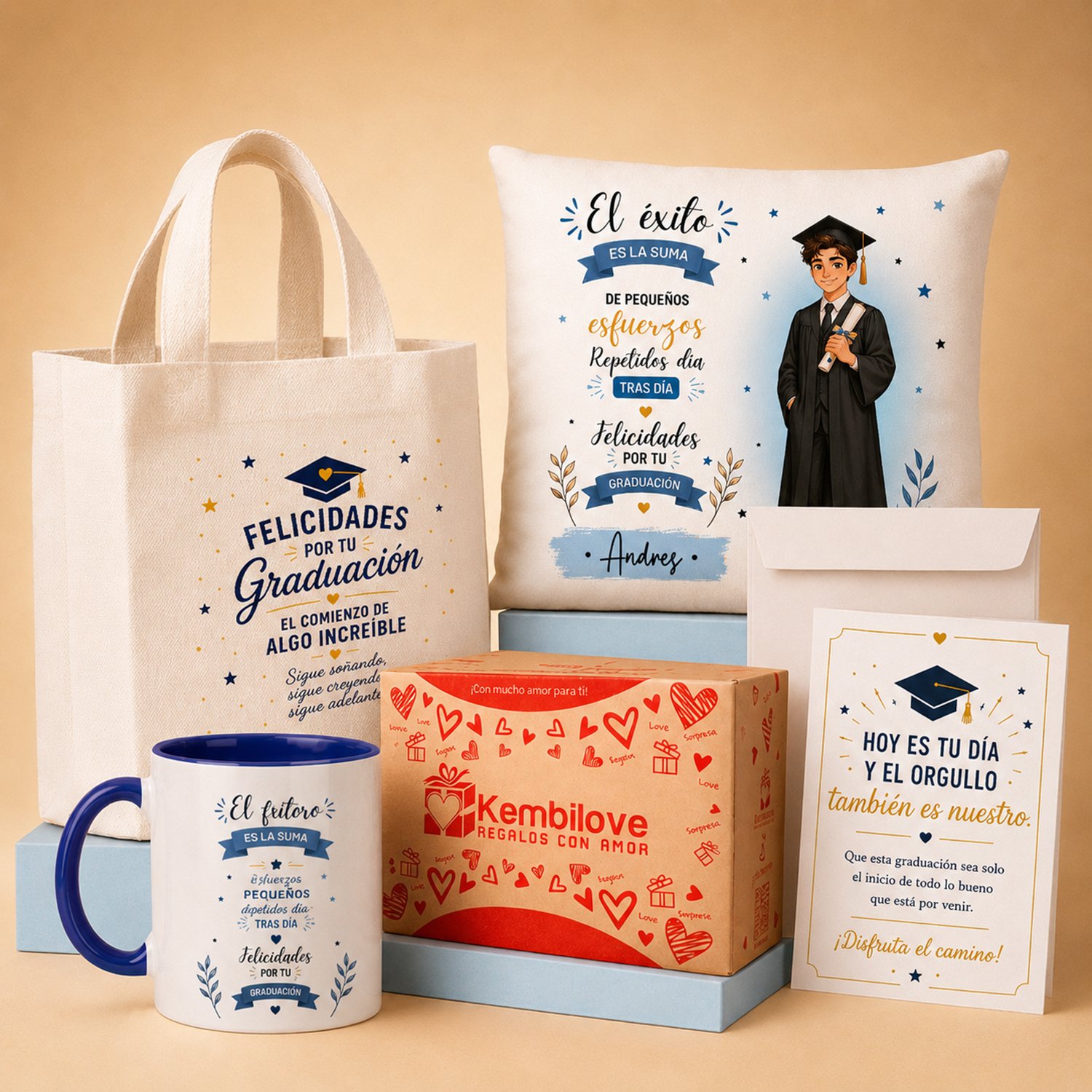 Regalo graduación personalizado nombre de Kembilove