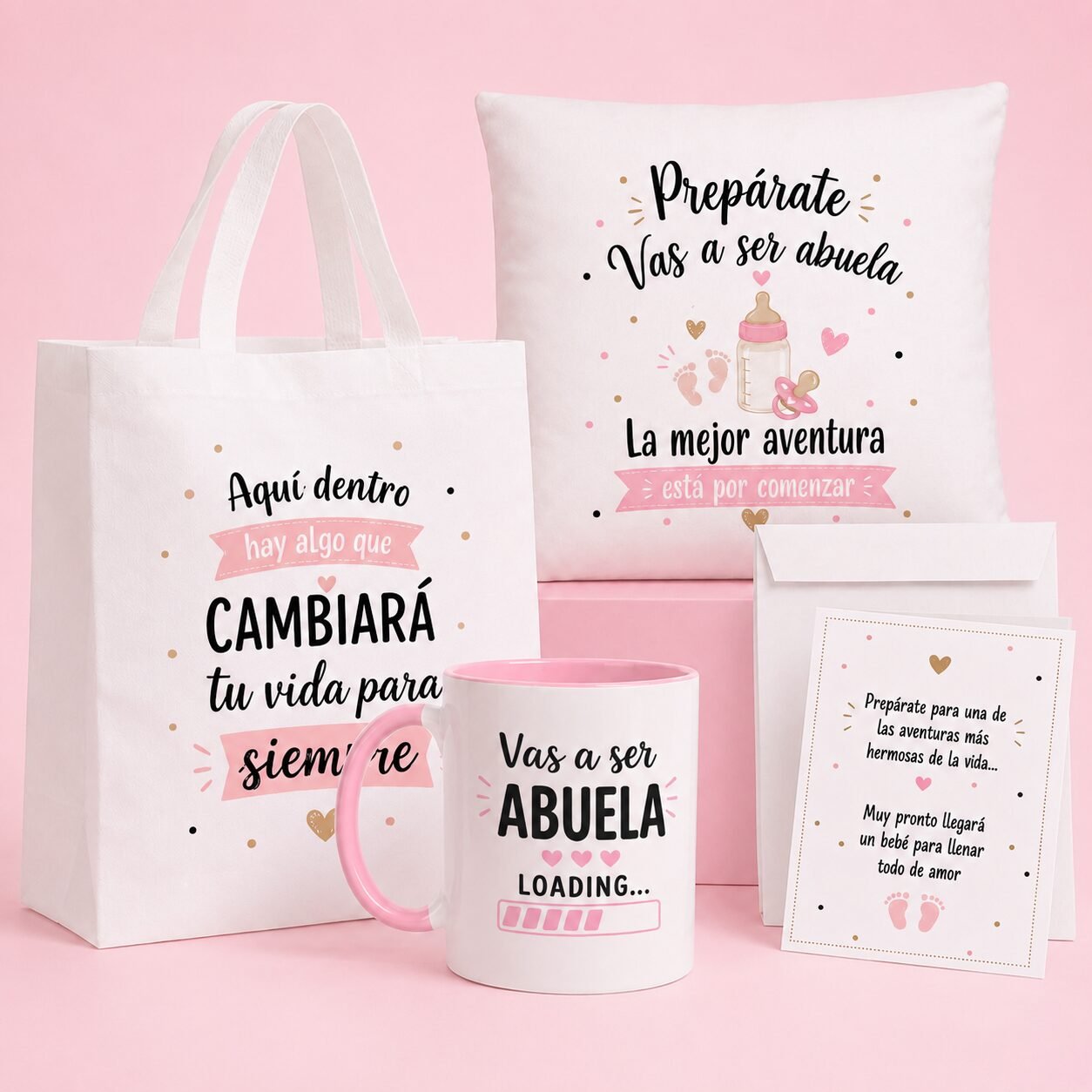 Regalo para anunciar embarazo a la abuela