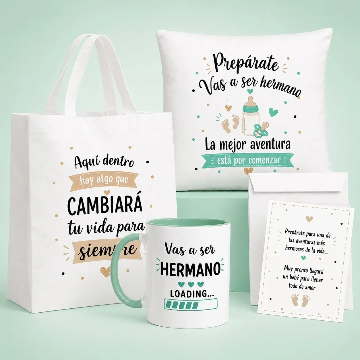 Anuncio de embarazo para hermano mayor