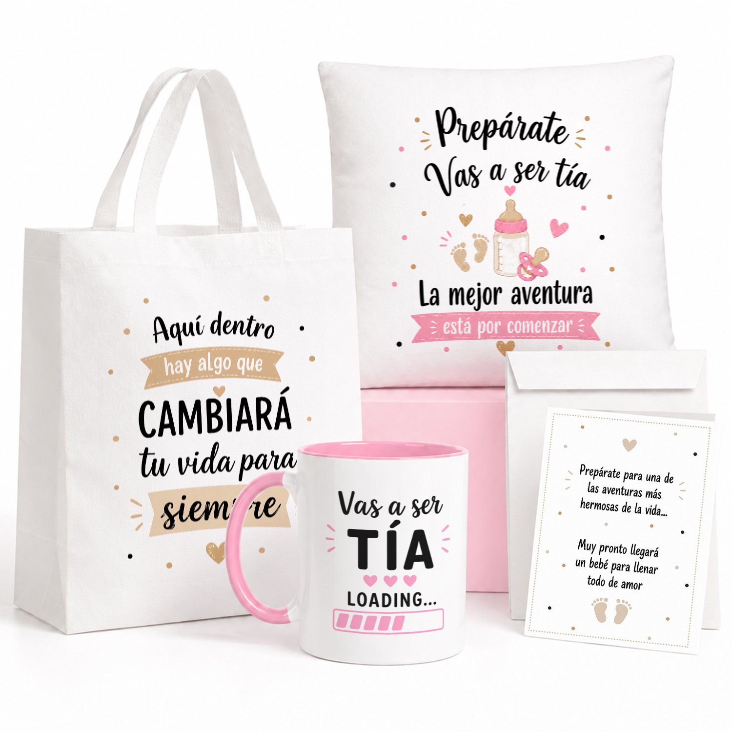 Regalo para anunciar embarazo a la tía