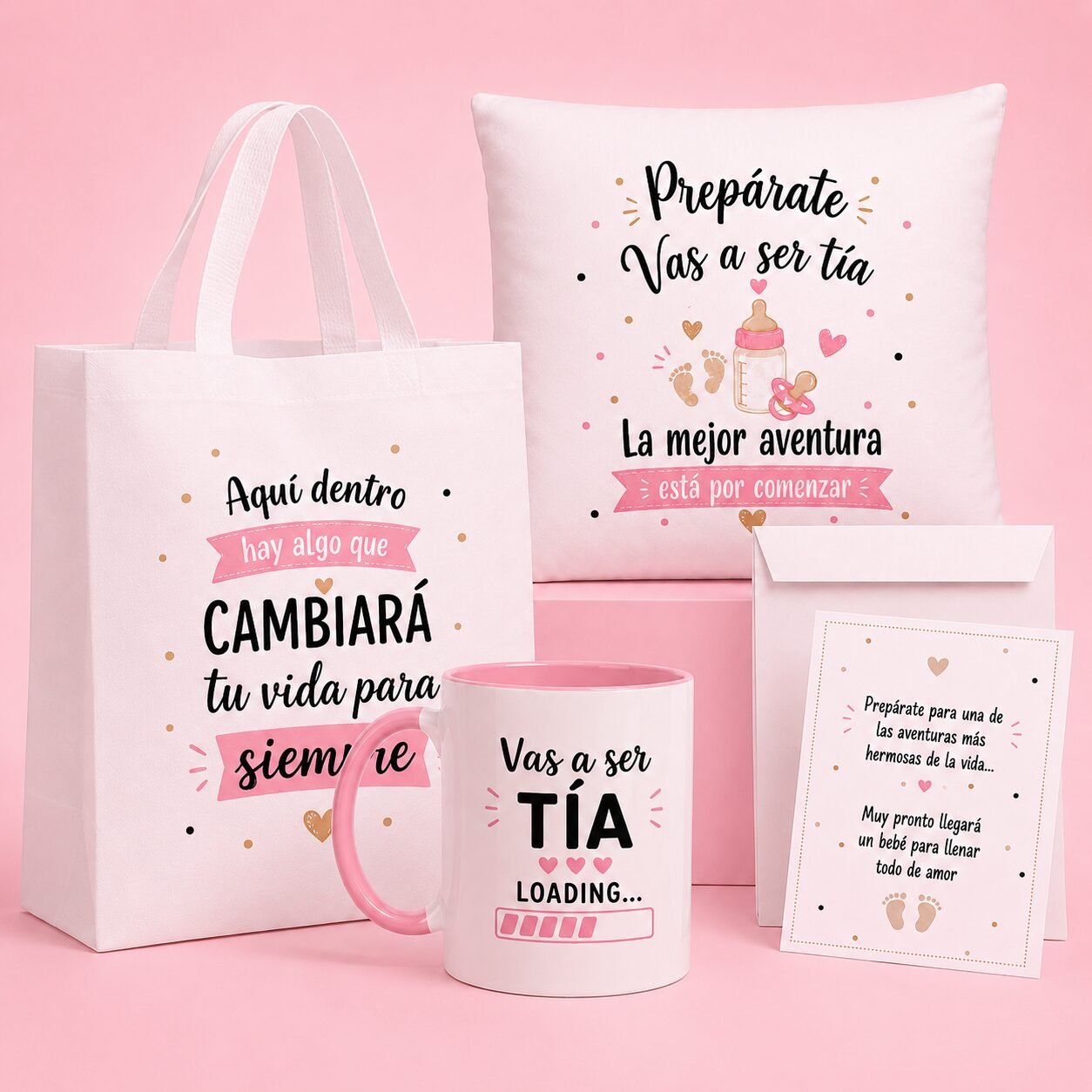 Regalo para anunciar embarazo a la tía