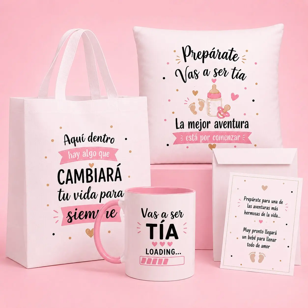 Regalo para anunciar embarazo a la tía