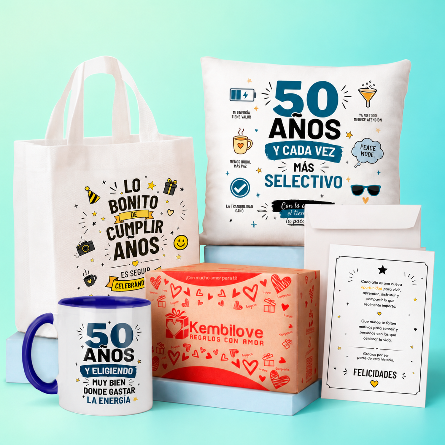 Regalo divertido 50 cumpleaños edad Kembilove